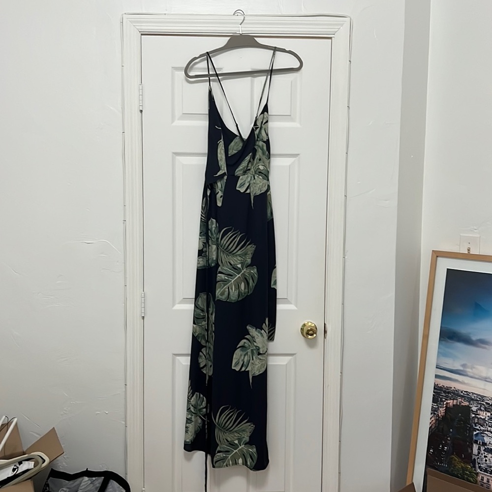 Leaf Print Jumpsuit - image 1